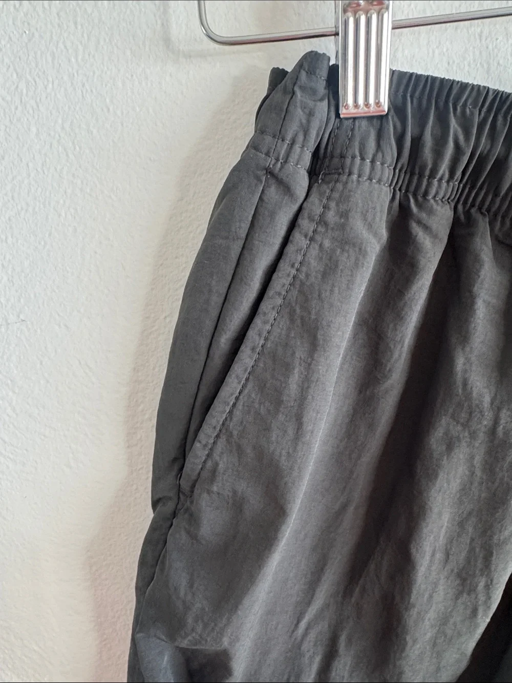 Old Navy Boys Charcoal Gray Elastic Waist Drawstring Shorts